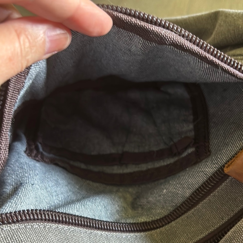 Gray Canvas Sling Bag/Backpack - image 3